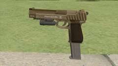 Pistol .50 GTA V (Army) Flashlight V2 para GTA San Andreas