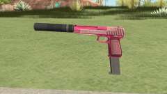 Pistol .50 GTA V (Pink) Suppressor V2 para GTA San Andreas