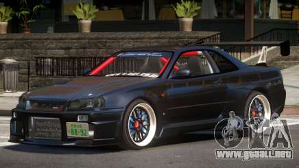 Nissan Skyline R34 Tuning para GTA 4