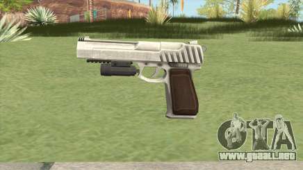 Pistol .50 GTA V (OG Silver) Flashlight V1 para GTA San Andreas