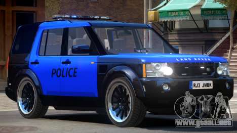 Land Rover Discovery Police V1.0 para GTA 4