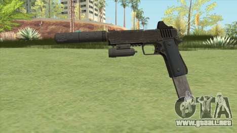 Heavy Pistol GTA V (OG Black) Full Attachments para GTA San Andreas