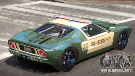 Ford GT1000 Police V1.2 para GTA 4
