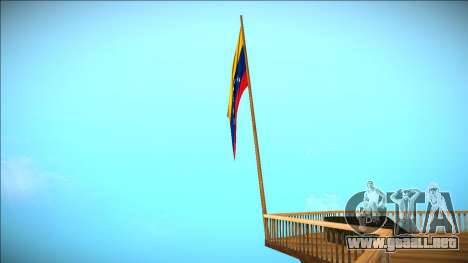 Bandera Venezuela en monte Chiliad Remasterizada para GTA San Andreas