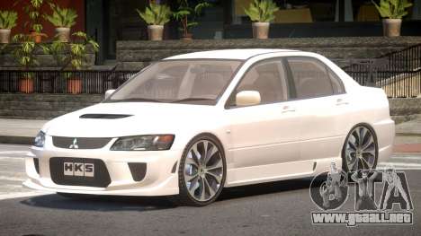 Mitsubishi Lancer Evolution VIII Tuned para GTA 4