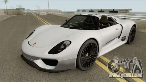 Porsche 918 Spyder (Concept) para GTA San Andreas