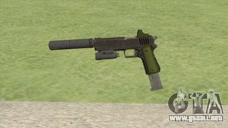 Heavy Pistol GTA V (Green) Full Attachments para GTA San Andreas