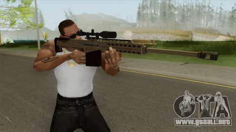 Heavy Sniper GTA V (Army) V1 para GTA San Andreas
