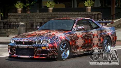 Nissan Skyline R34 LT PJ2 para GTA 4