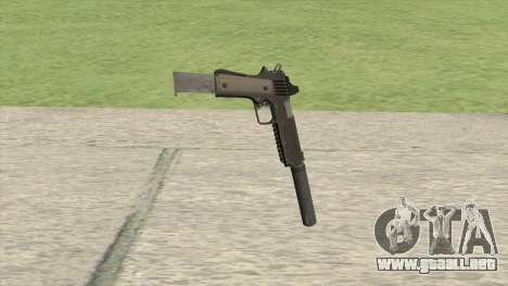 Heavy Pistol GTA V (NG Black) Suppressor V2 para GTA San Andreas