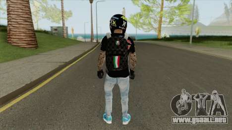 Random Male (Motorcycle Helmet) para GTA San Andreas