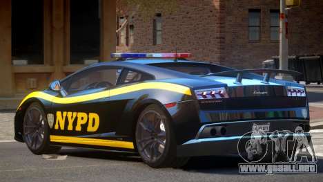 Lamborghini Gallardo Police V1.0 para GTA 4