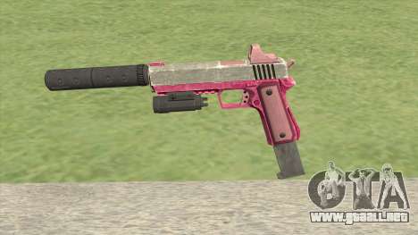 Heavy Pistol GTA V (Pink) Full Attachments para GTA San Andreas