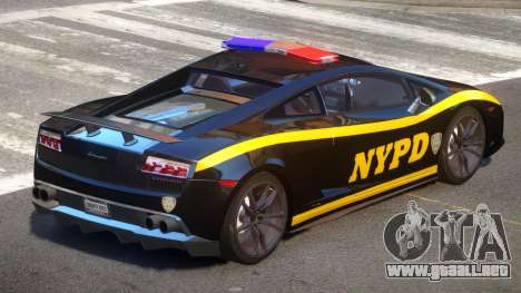 Lamborghini Gallardo Police V1.0 para GTA 4