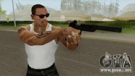 Heavy Pistol GTA V (OG Black) Suppressor V1 para GTA San Andreas
