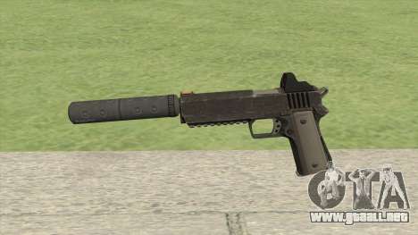 Heavy Pistol GTA V (NG Black) Suppressor V1 para GTA San Andreas