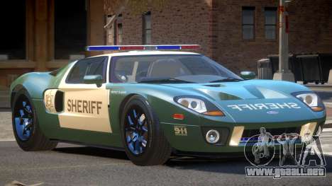 Ford GT1000 Police V1.2 para GTA 4