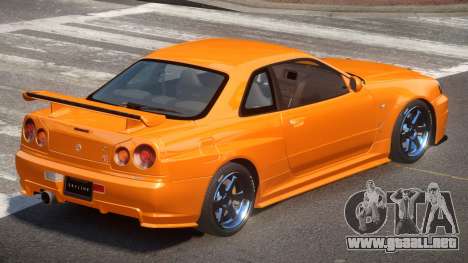 Nissan Skyline R34 LT para GTA 4