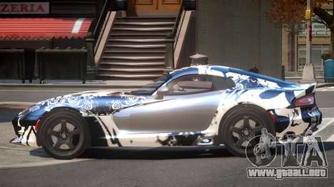 Dodge Viper SRT GTS PJ4 para GTA 4