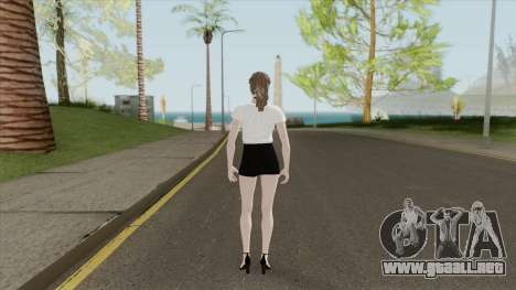 Claire Casual (Mini Skirt) para GTA San Andreas
