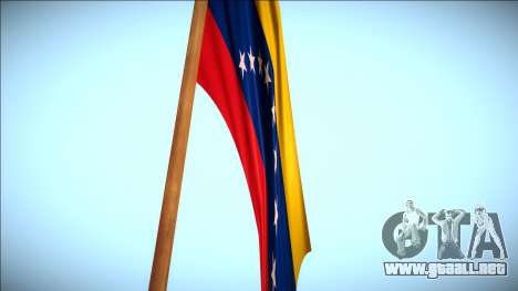 Bandera Venezuela en monte Chiliad Remasterizada para GTA San Andreas