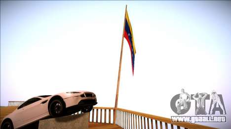 Bandera Venezuela en monte Chiliad Remasterizada para GTA San Andreas