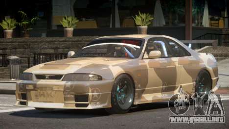 Nissan Skyline GT R33 SE PJ2 para GTA 4