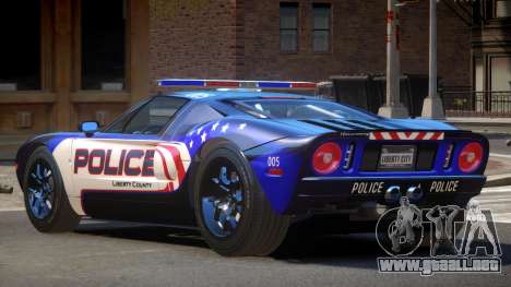 Ford GT1000 Police V1.0 para GTA 4