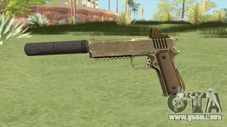 Heavy Pistol GTA V (Army) Suppressor V1 para GTA San Andreas