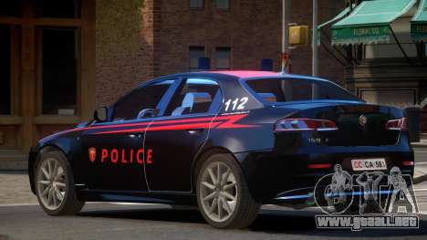 Alfa Romeo 159 Police V1.0 para GTA 4