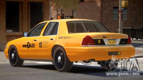 Ford Crown Victoria Taxi NY para GTA 4