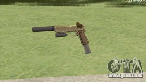 Heavy Pistol GTA V (Army) Full Attachments para GTA San Andreas