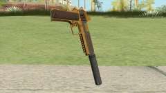 Heavy Pistol GTA V (Gold) Suppressor V1