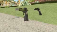 Heavy Pistol GTA V (Green) Flashlight V2 para GTA San Andreas