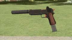 Heavy Pistol GTA V (Orange) Suppressor V2 para GTA San Andreas