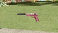 Heavy Pistol GTA V (Pink) Suppressor V1 para GTA San Andreas