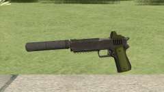 Heavy Pistol GTA V (Green) Suppressor V1 para GTA San Andreas