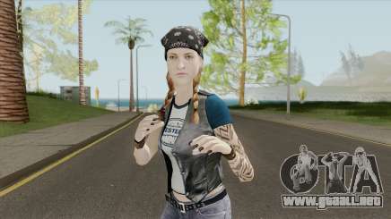 Biker Woman para GTA San Andreas