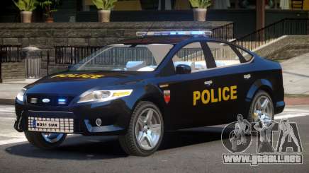 Ford Mondeo ST Police para GTA 4