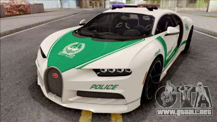Bugatti Chiron 2017 Dubai Police para GTA San Andreas