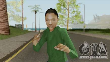 Gang Girl V1 (Grove Street) para GTA San Andreas