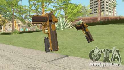 Heavy Pistol GTA V (Gold) Flashlight V1 para GTA San Andreas