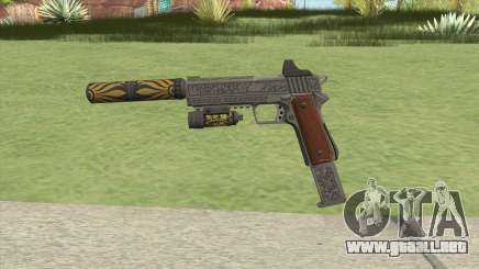 Heavy Pistol GTA V (Luxury) Full Attachments para GTA San Andreas