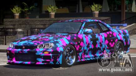 Nissan Skyline R34 LT PJ4 para GTA 4