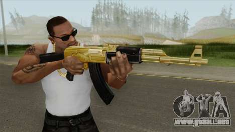 AK-47 (Gold) para GTA San Andreas