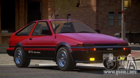 Toyota AE86 GT-S Hatchback para GTA 4