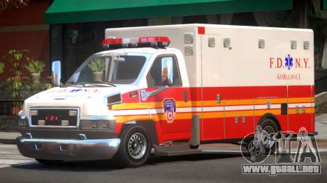 GMC C4500 Ambulance V1.2 para GTA 4