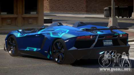 Lamborghini Aventador Spider SR PJ2 para GTA 4