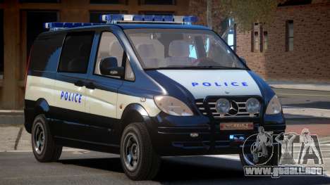 Mercedes Benz Vito Police para GTA 4