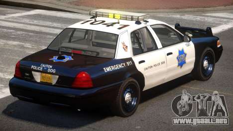 Ford Crown Victoria CR Police para GTA 4